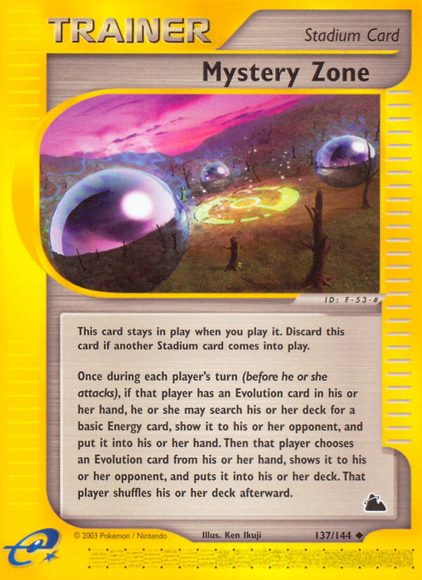Mystery Zone (137/144) [Skyridge] | Card Citadel