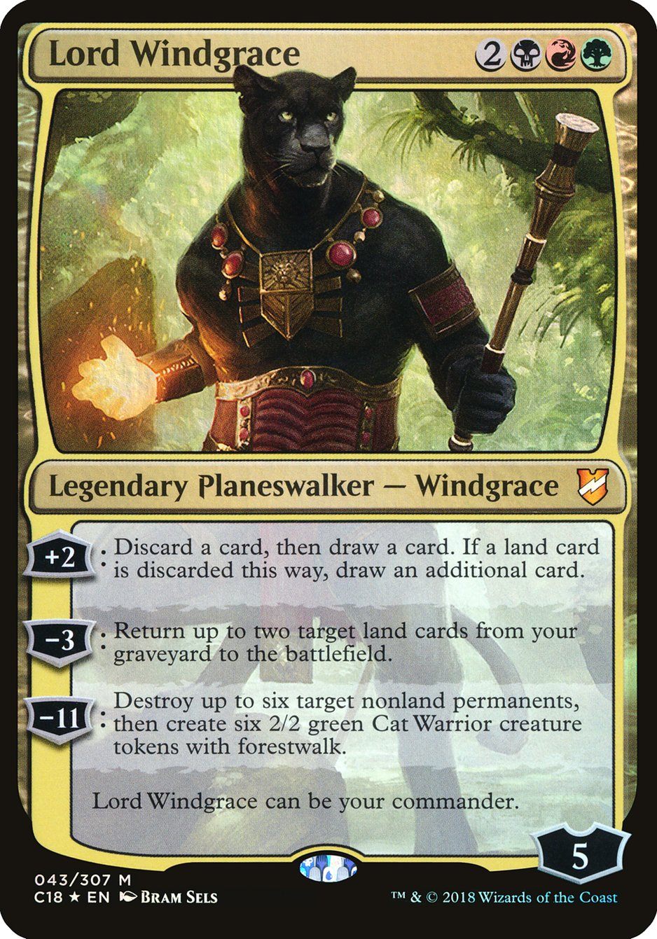 Lord Windgrace (Commander 2018) [Commander 2018 Oversized] | Card Citadel