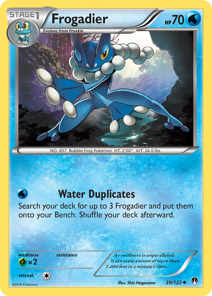 Frogadier (39/122) [XY: BREAKpoint] | Card Citadel