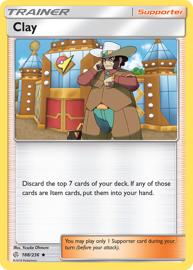 Clay (188/236) [Sun & Moon: Cosmic Eclipse] | Card Citadel