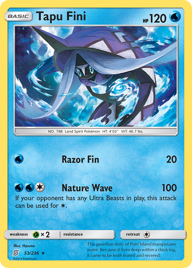 Tapu Fini (53/236) [Sun & Moon: Unified Minds] | Card Citadel