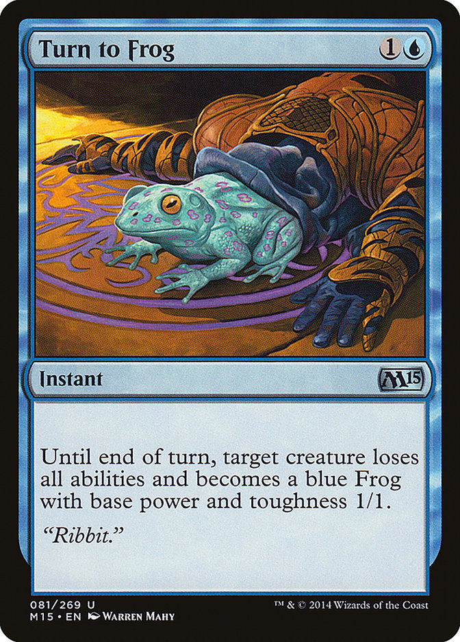 Turn to Frog [Magic 2015] | Card Citadel