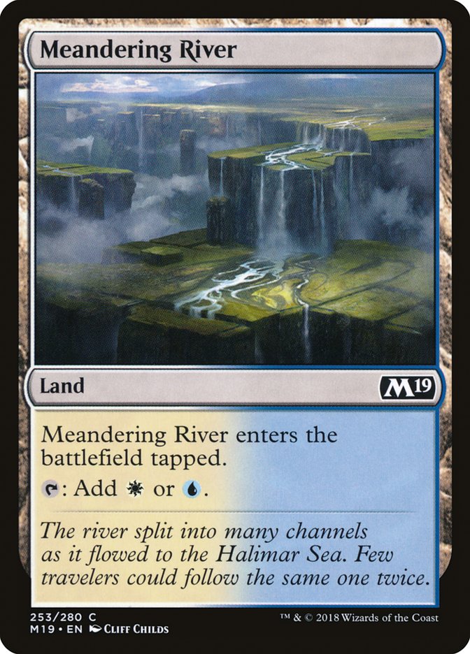 Meandering River [Core Set 2019] | Card Citadel