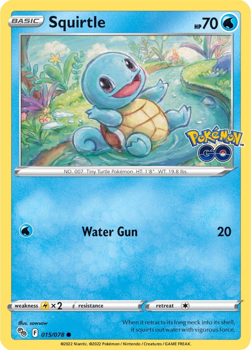 Squirtle (015/078) [Pokémon GO] | Card Citadel