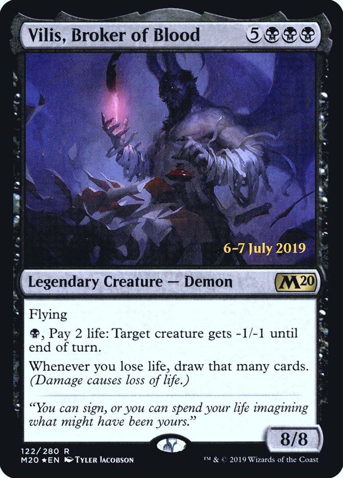 Vilis, Broker of Blood  [Core Set 2020 Prerelease Promos] | Card Citadel