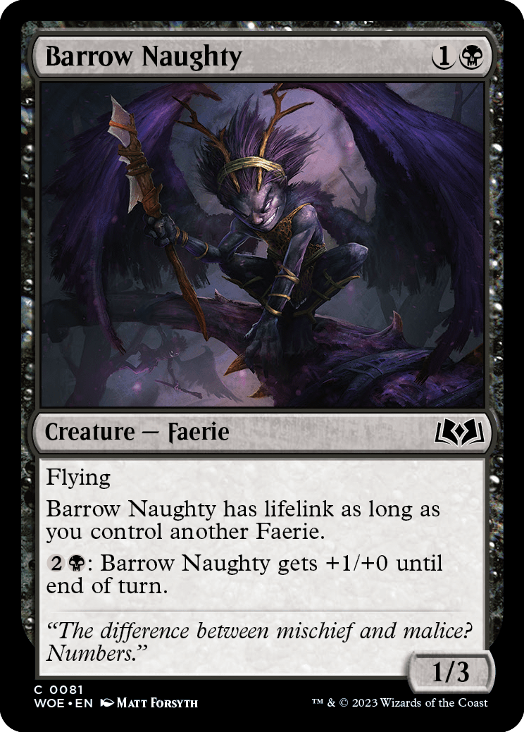 Barrow Naughty [Wilds of Eldraine] | Card Citadel