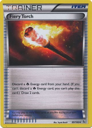 Fiery Torch (89/106) (Sheen Holo Pyroar Collection Exclusive) [XY: Flashfire] | Card Citadel