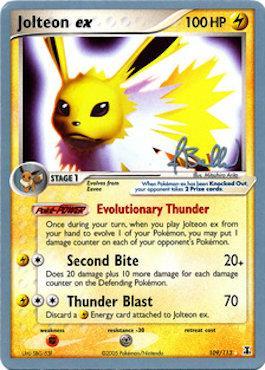 Jolteon ex (109/113) (Eeveelutions - Jimmy Ballard) [World Championships 2006] | Card Citadel