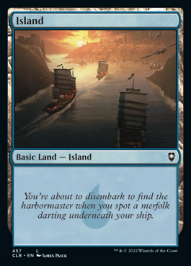 Island (457) [Commander Legends: Battle for Baldur's Gate] | Card Citadel