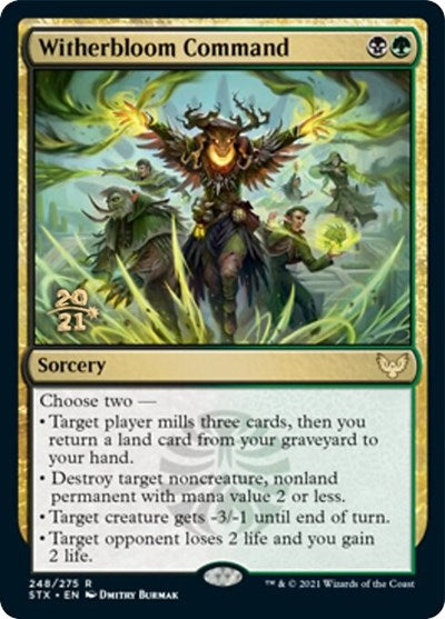 Witherbloom Command [Strixhaven: School of Mages Prerelease Promos] | Card Citadel