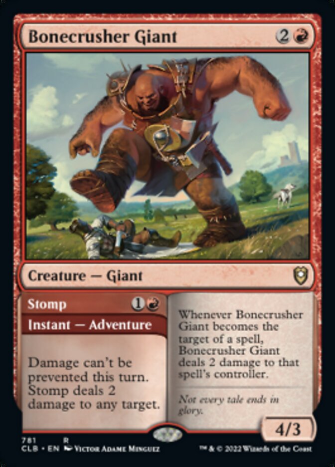 Bonecrusher Giant // Stomp [Commander Legends: Battle for Baldur's Gate] | Card Citadel