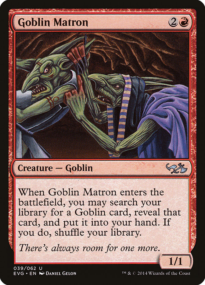 Goblin Matron (Elves vs. Goblins) [Duel Decks Anthology] | Card Citadel