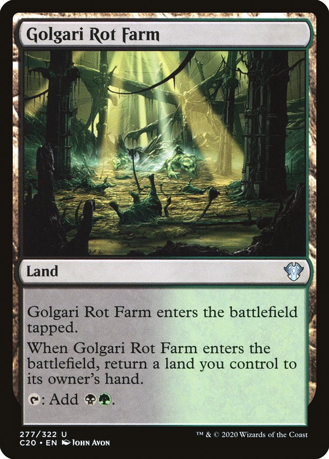 Golgari Rot Farm [Commander 2020] | Card Citadel