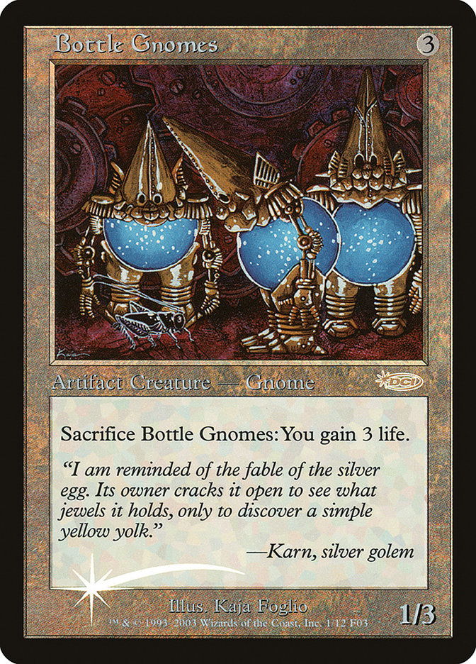 Bottle Gnomes [Friday Night Magic 2003] | Card Citadel