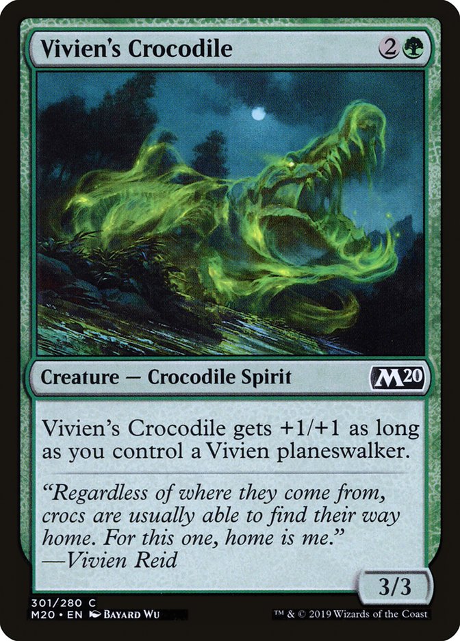 Vivien's Crocodile [Core Set 2020] | Card Citadel