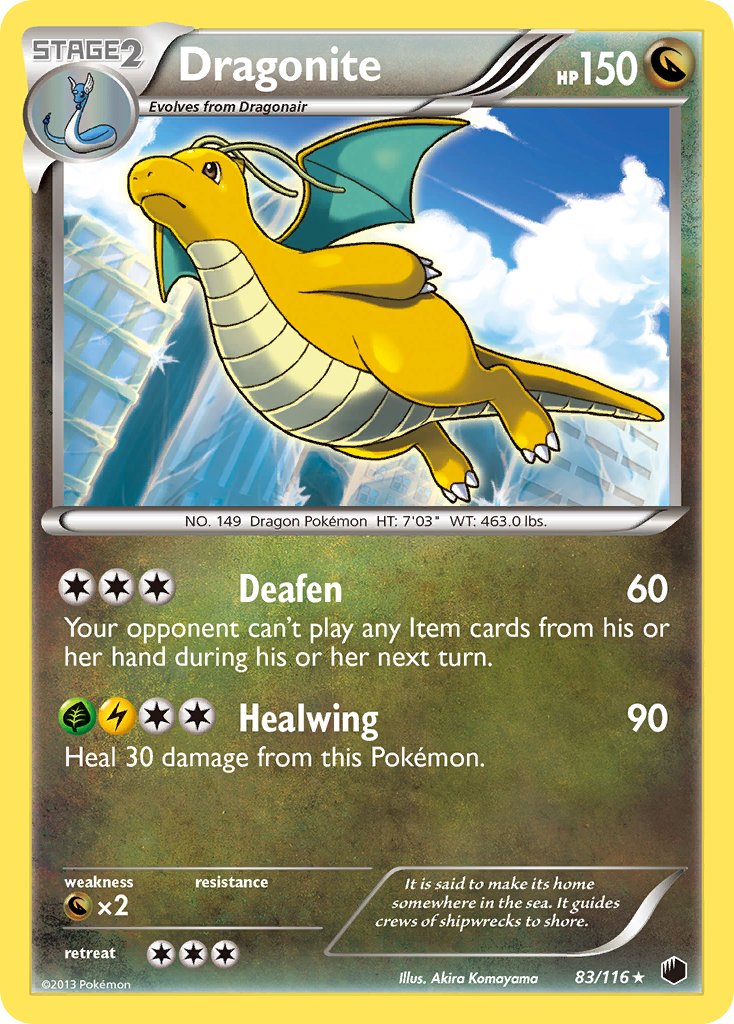 Dragonite (83/116) (Cosmos Holo) (Blister Exclusive) [Black & White: Plasma Freeze] | Card Citadel