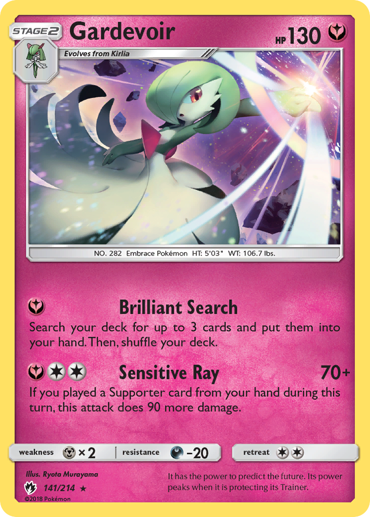 Gardevoir (141/214) [Sun & Moon: Lost Thunder] | Card Citadel