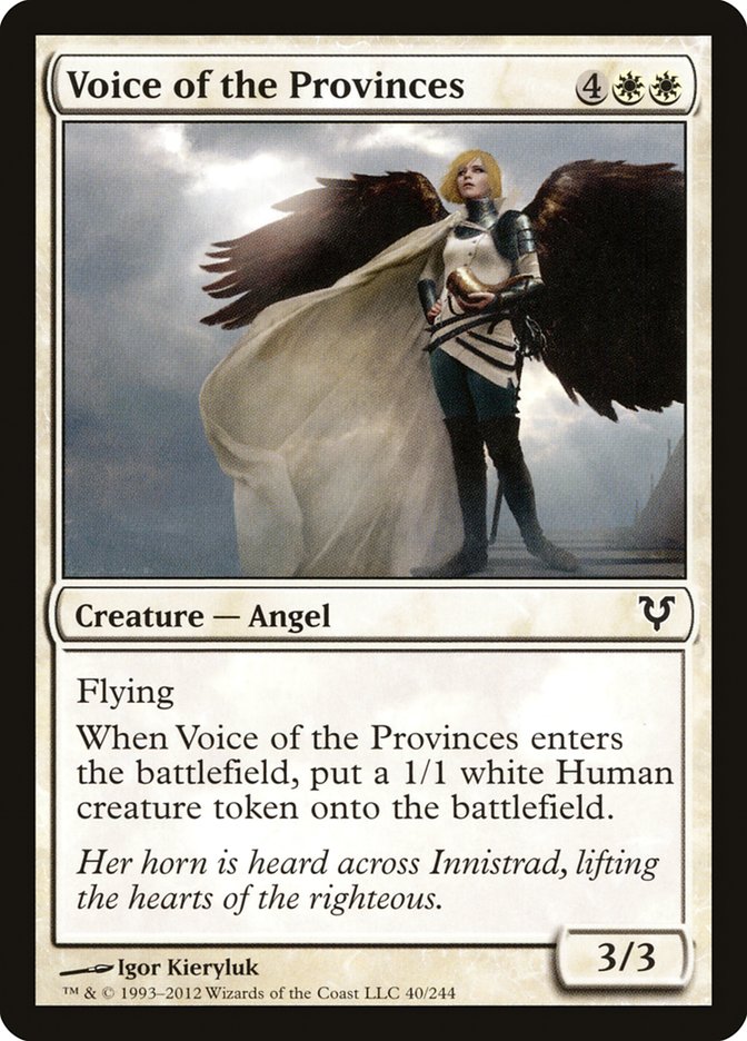 Voice of the Provinces [Avacyn Restored] | Card Citadel