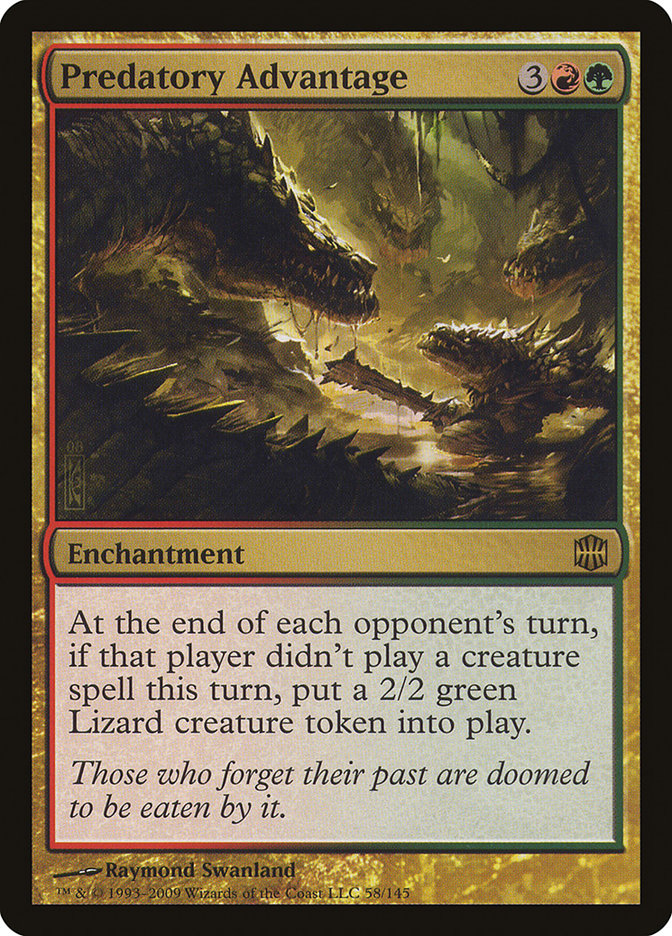 Predatory Advantage [Alara Reborn] | Card Citadel