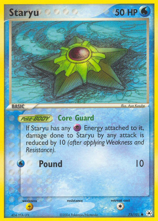 Staryu (75/101) [EX: Hidden Legends] | Card Citadel