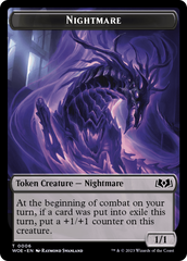 Nightmare // Food (0010) Double-Sided Token [Wilds of Eldraine Tokens] | Card Citadel