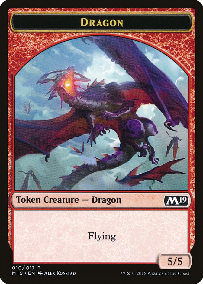 Dragon (010/017) [Core Set 2019 Tokens] | Card Citadel