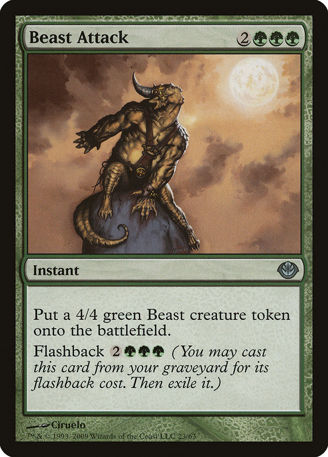 Beast Attack [Duel Decks: Garruk vs. Liliana] | Card Citadel