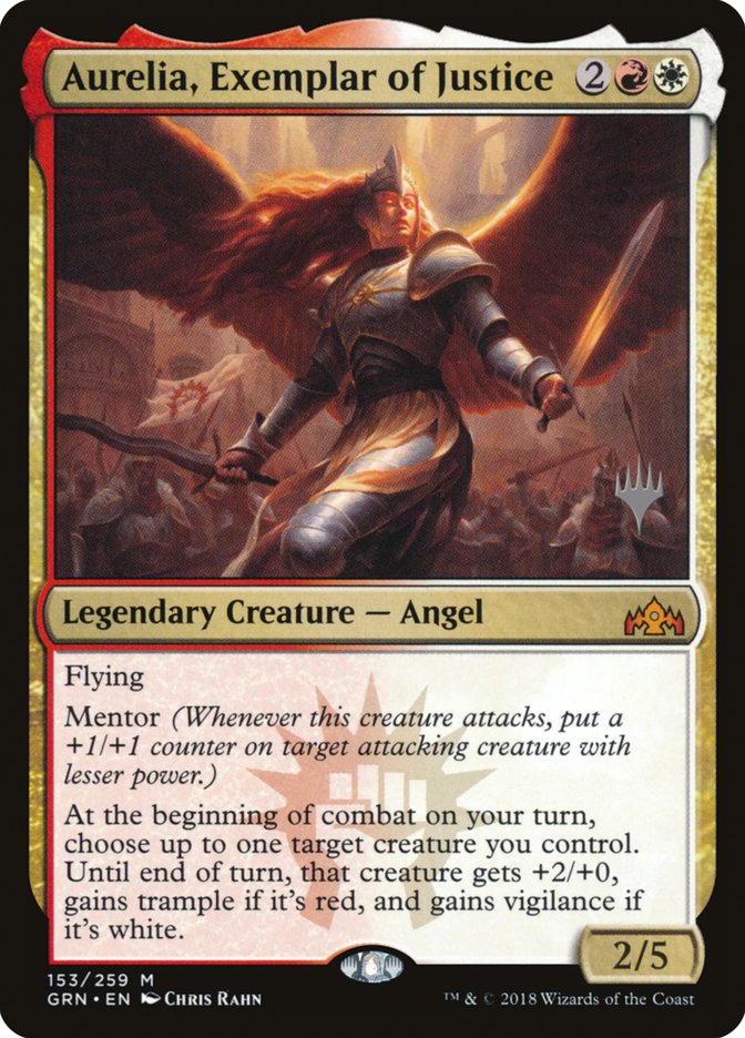 Aurelia, Exemplar of Justice [Guilds of Ravnica Promos] | Card Citadel