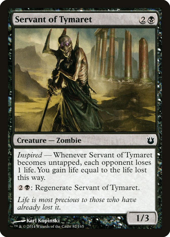 Servant of Tymaret [Born of the Gods] | Card Citadel