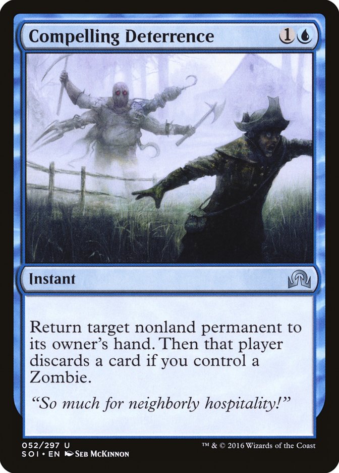 Compelling Deterrence [Shadows over Innistrad] | Card Citadel