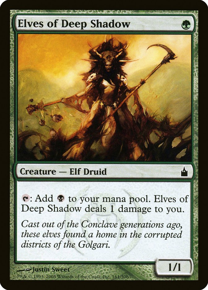 Elves of Deep Shadow [Ravnica: City of Guilds] | Card Citadel