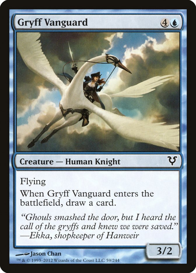 Gryff Vanguard [Avacyn Restored] | Card Citadel