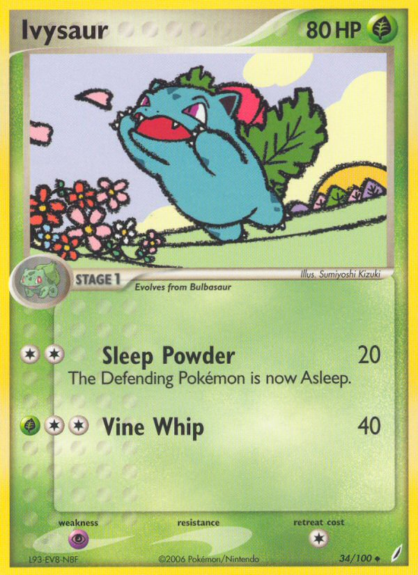 Ivysaur (34/100) [EX: Crystal Guardians] | Card Citadel