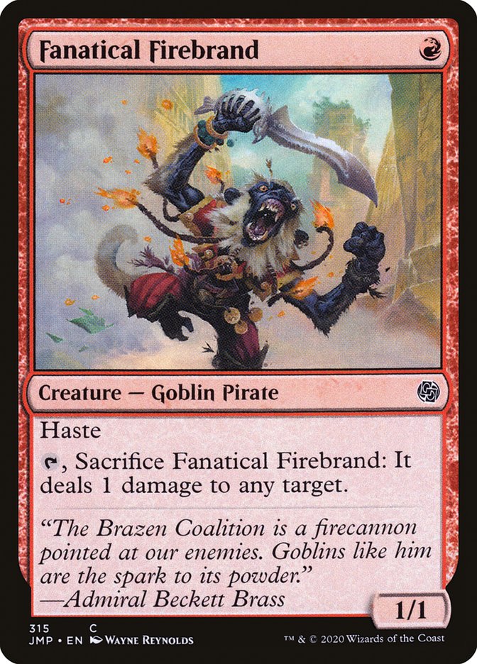 Fanatical Firebrand [Jumpstart] | Card Citadel