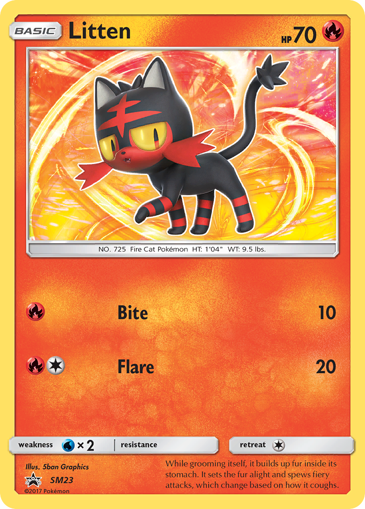 Litten (SM23) [Sun & Moon: Black Star Promos] | Card Citadel