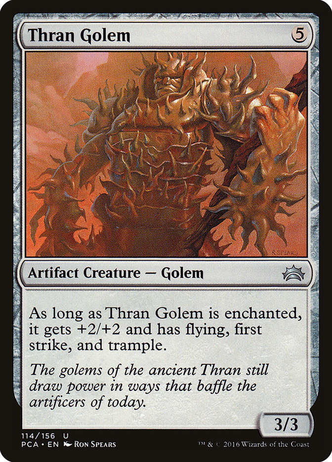 Thran Golem [Planechase Anthology] | Card Citadel