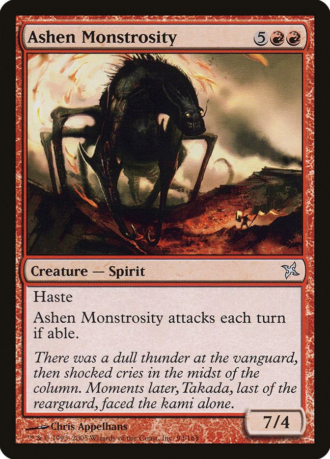 Ashen Monstrosity [Betrayers of Kamigawa] | Card Citadel