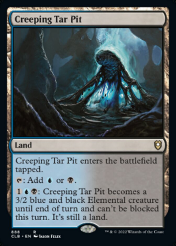 Creeping Tar Pit [Commander Legends: Battle for Baldur's Gate] | Card Citadel