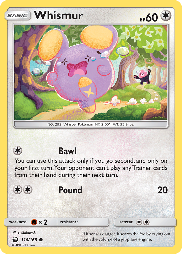 Whismur (116/168) [Sun & Moon: Celestial Storm] | Card Citadel