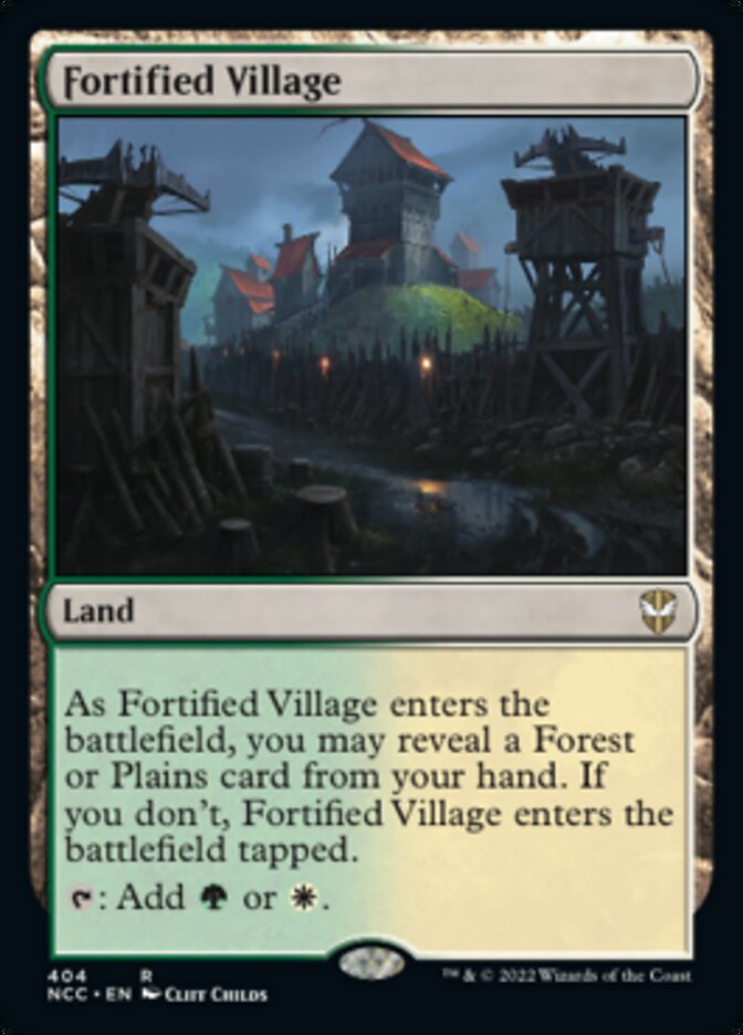 Fortified Village [Streets of New Capenna Commander] | Card Citadel