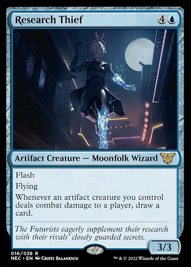 Research Thief [Kamigawa: Neon Dynasty Commander] | Card Citadel