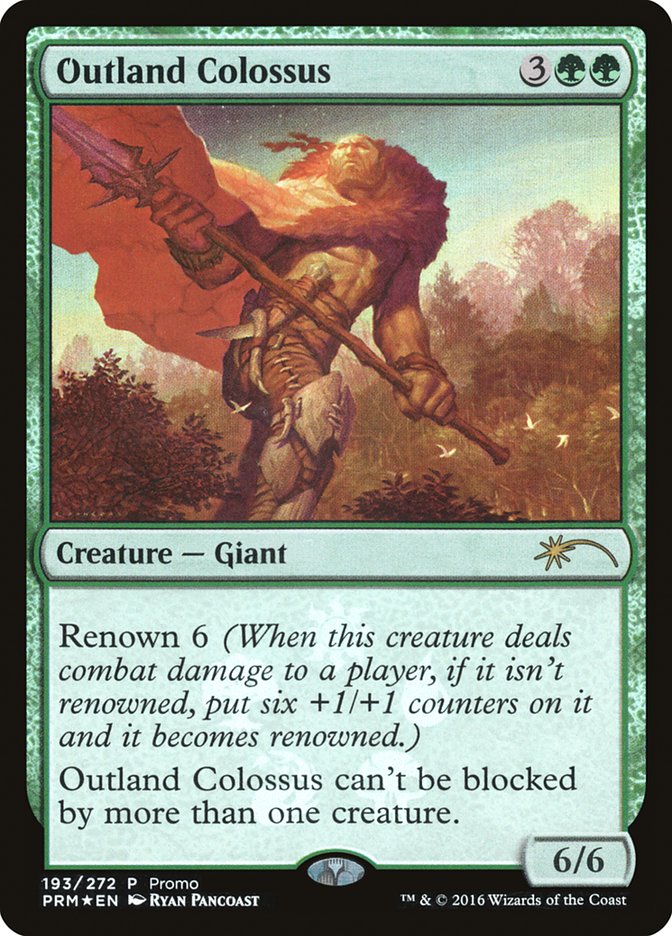 Outland Colossus [Resale Promos] | Card Citadel