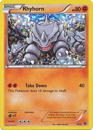 Rhyhorn (8/12) [McDonald's Promos: 2015 Collection] | Card Citadel