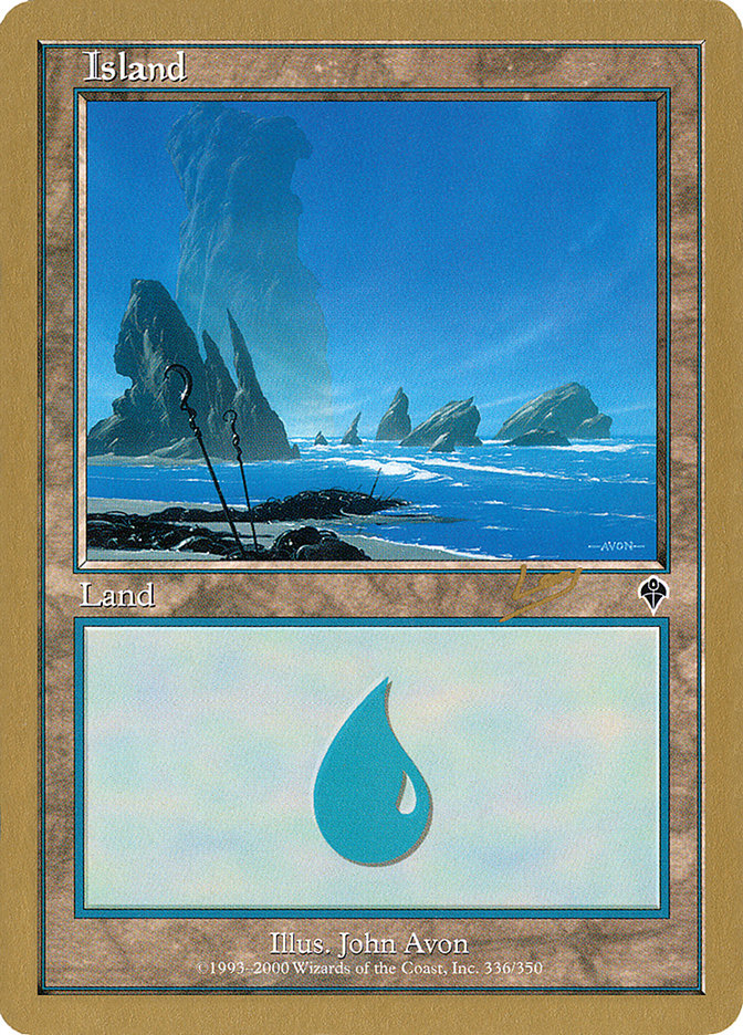 Island (rl336) (Raphael Levy) [World Championship Decks 2002] | Card Citadel