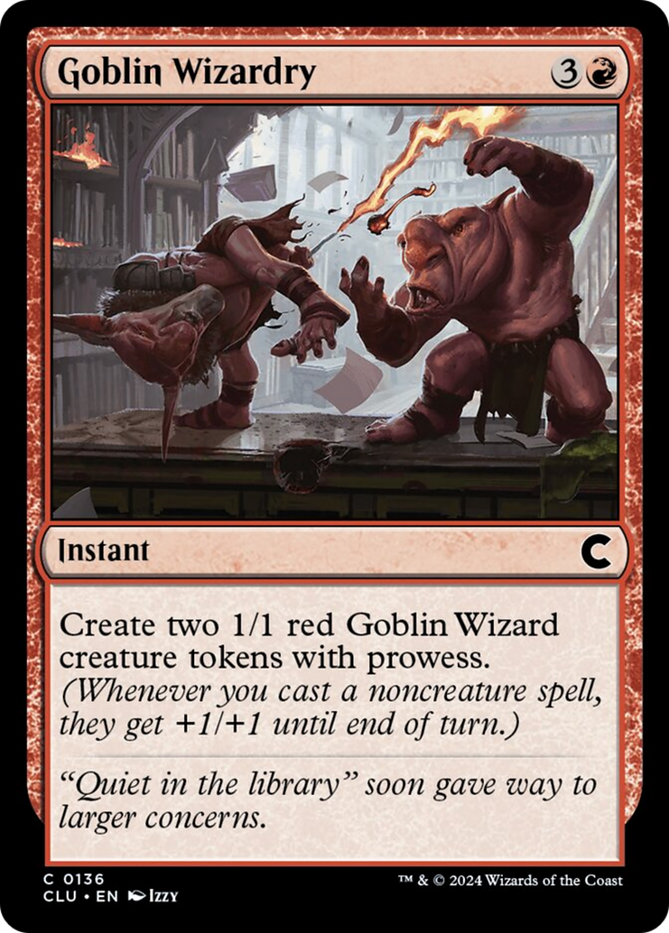 Goblin Wizardry [Ravnica: Clue Edition] | Card Citadel