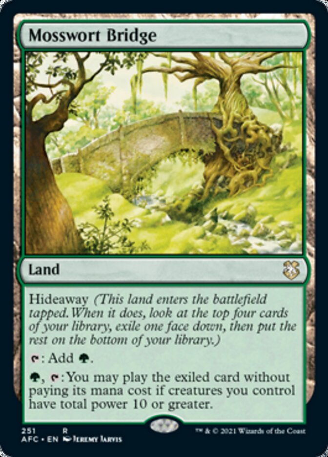 Mosswort Bridge [Dungeons & Dragons: Adventures in the Forgotten Realms Commander] | Card Citadel