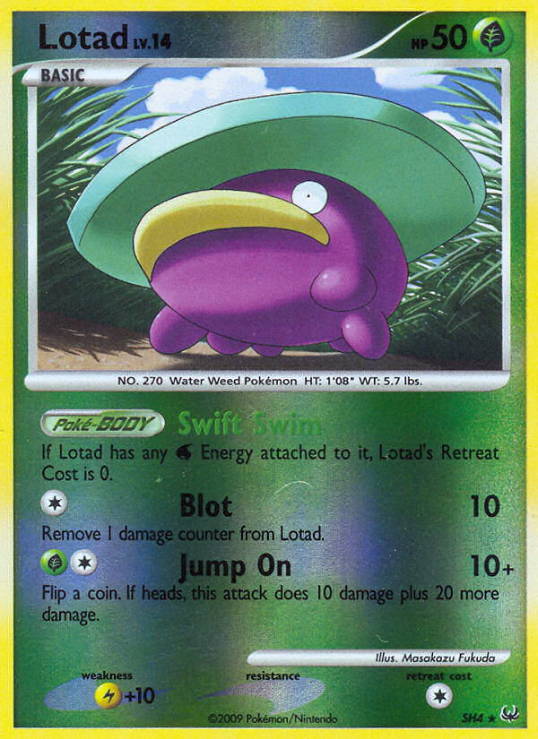 Lotad (SH4) [Platinum: Base Set] | Card Citadel