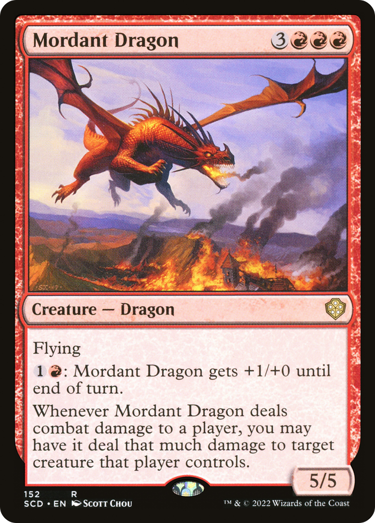 Mordant Dragon [Starter Commander Decks] | Card Citadel