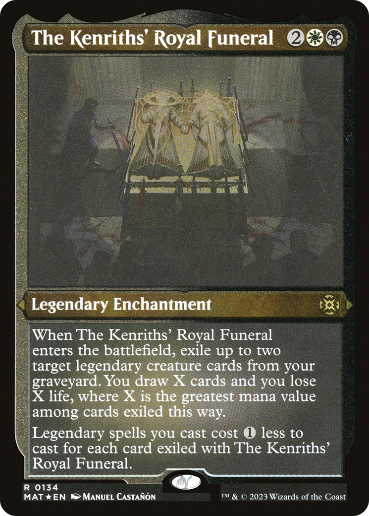 The Kenriths' Royal Funeral (Foil Etched) [March of the Machine: The Aftermath] | Card Citadel