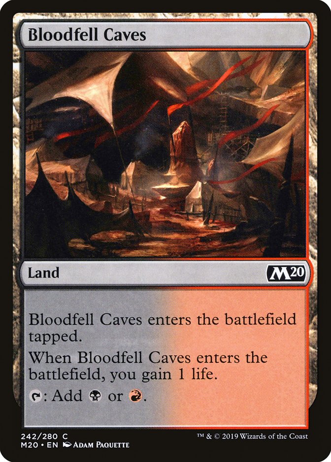 Bloodfell Caves [Core Set 2020] | Card Citadel